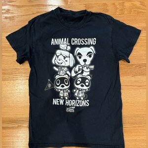 Animal Crossing t-shirt, black, size S.